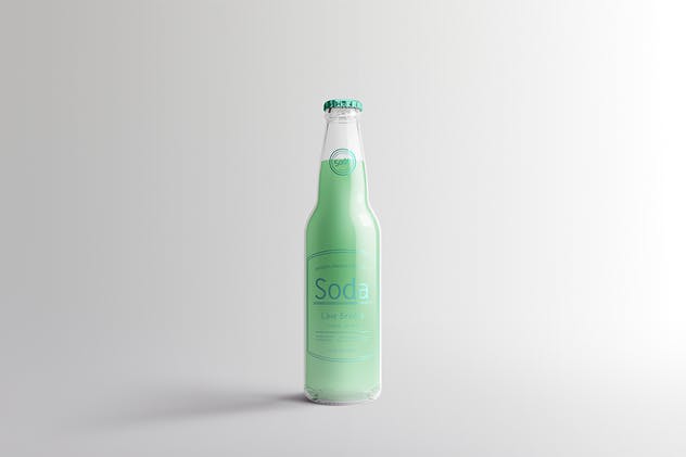 苏打饮料瓶包装样机v1 Soda Drink Bottle Packaging Mock-Ups Vol.1插图(4)