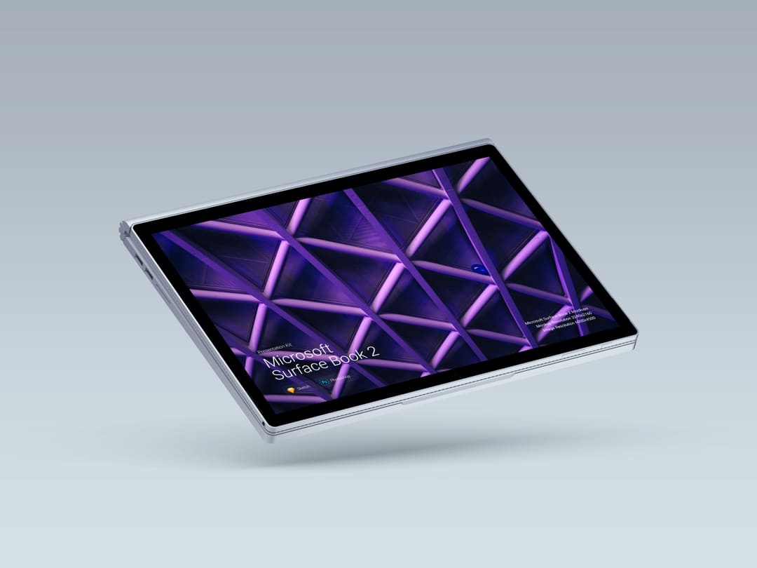 超级主流桌面&移动设备样机系列：Surface Book 2  微软笔记本样机 [兼容PS,Sketch;共2.7GB]插图(2)