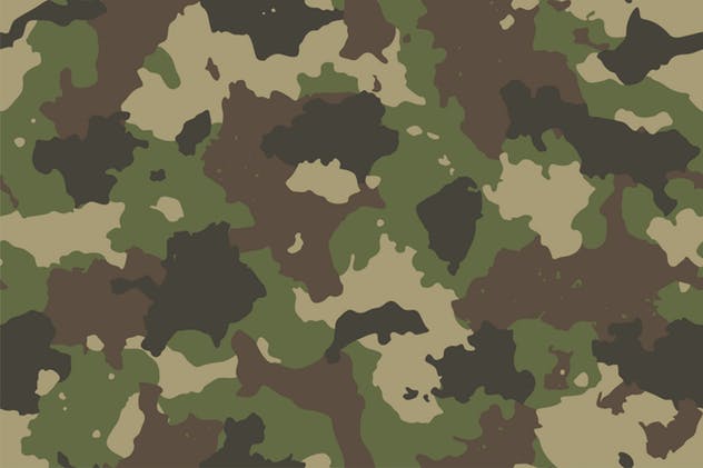 军事迷彩服印花无缝图案 Camouflage Seamless Patterns插图(3)