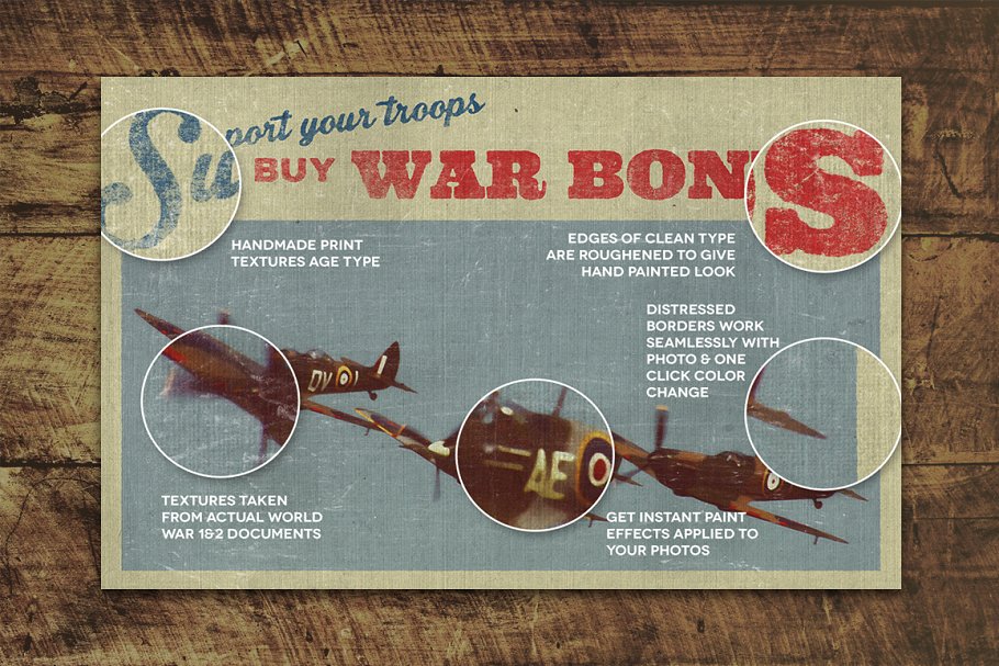复刻一战二战时期兵役海报模板图层样式 National Service – War Posters Kit插图(2)