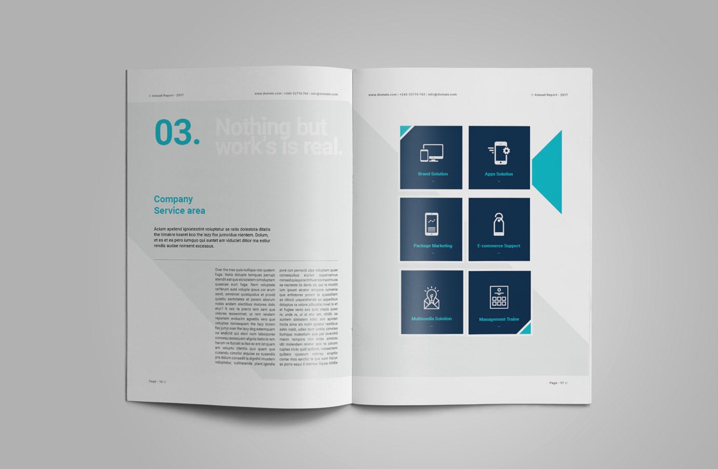 2019年优秀企业年度报告/企业年报设计模板 Report Brochure插图(8)