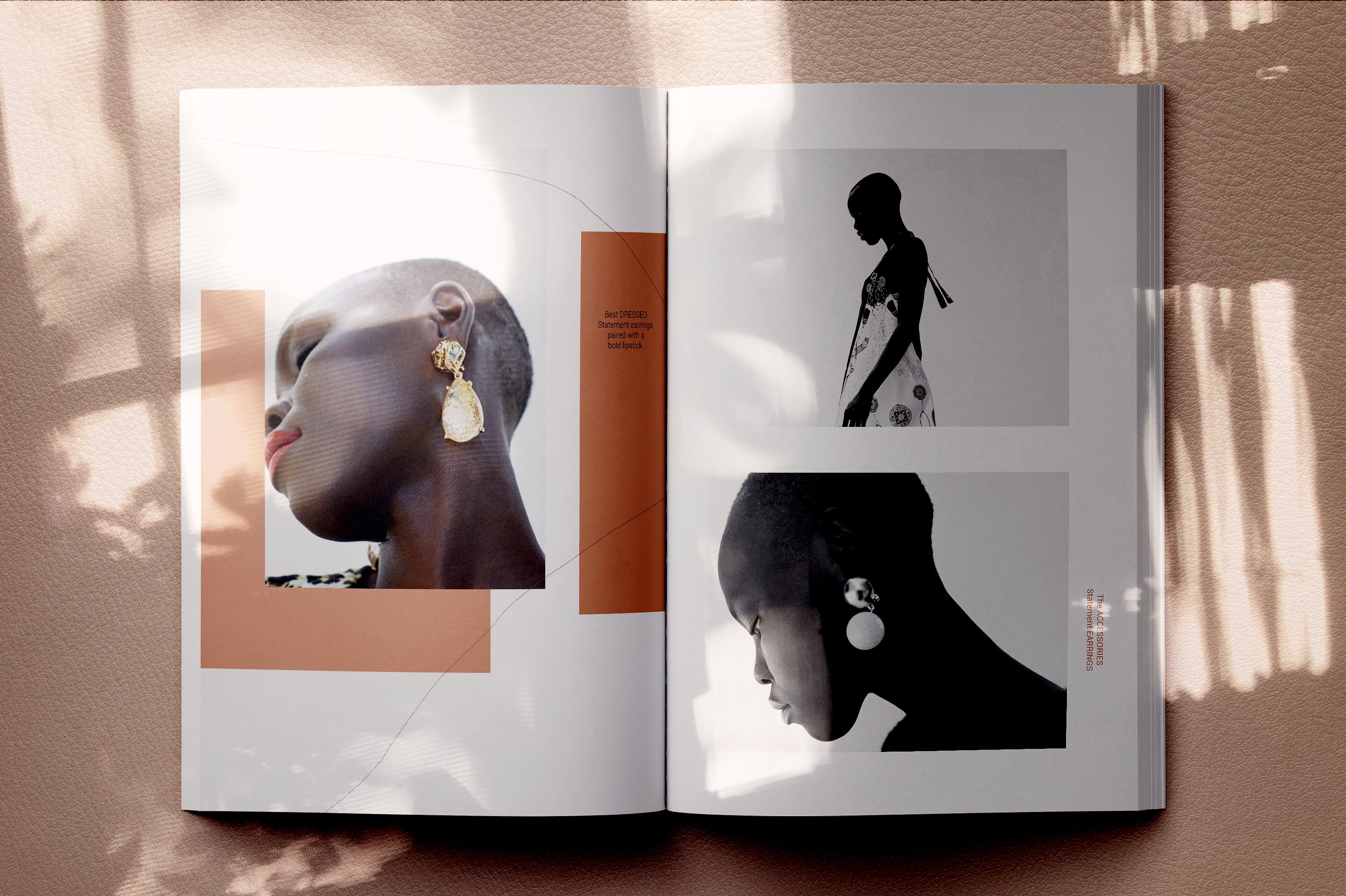 时尚品牌产品展示画册杂志样机 Shadow Brand – Magazine Mockups插图(1)