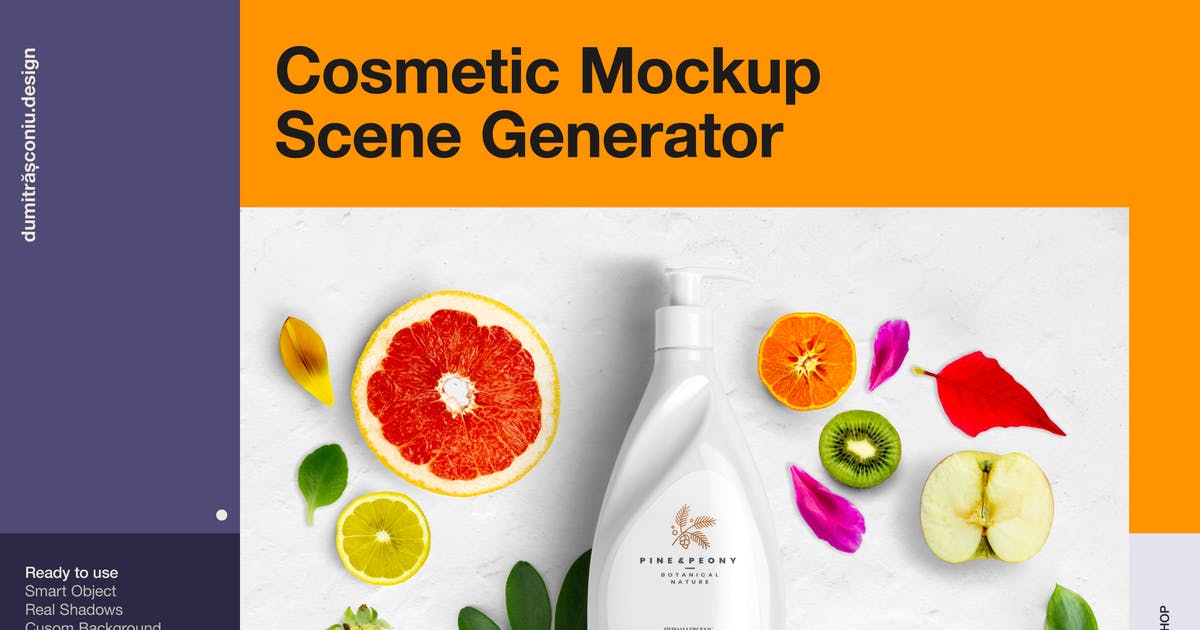 高端化妆品日用品场景样机生成器 Cosmetic Mockup – Scene Generator插图
