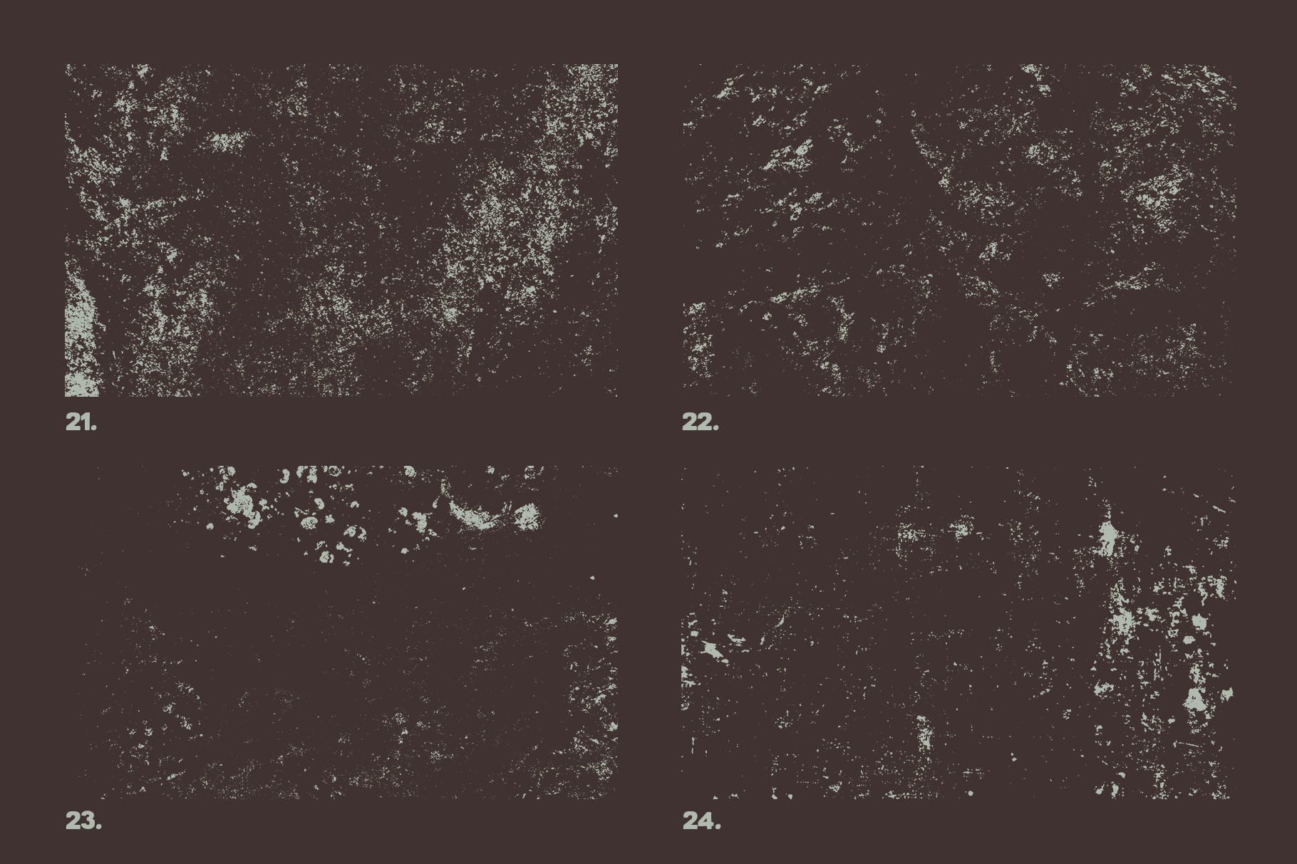 12个污迹斑迹做旧处理矢量纹理背景素材 Vector Grunge Textures x12 Vol2插图(1)