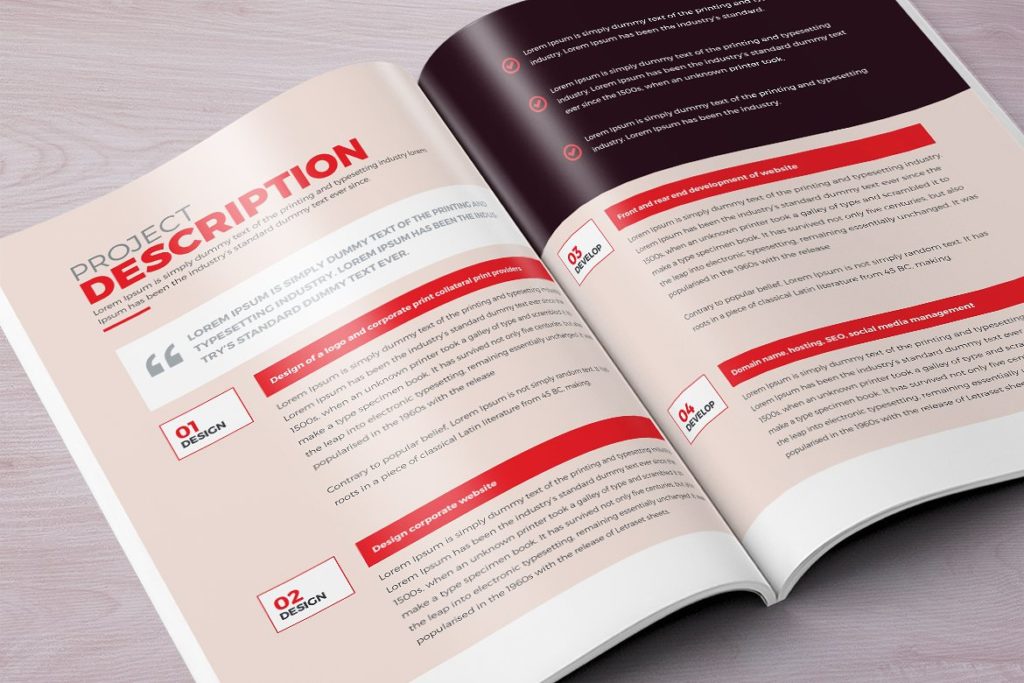 高品质实用企业画册模版下载[indd,pdf]插图(9)
