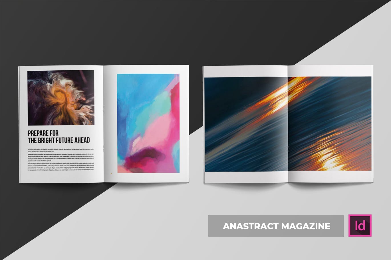 简约企业杂志版式设计模板 Anastract | Magazine Template插图(2)
