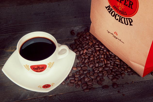 咖啡品牌展示样机模板 Coffee Branding Mockups插图(2)