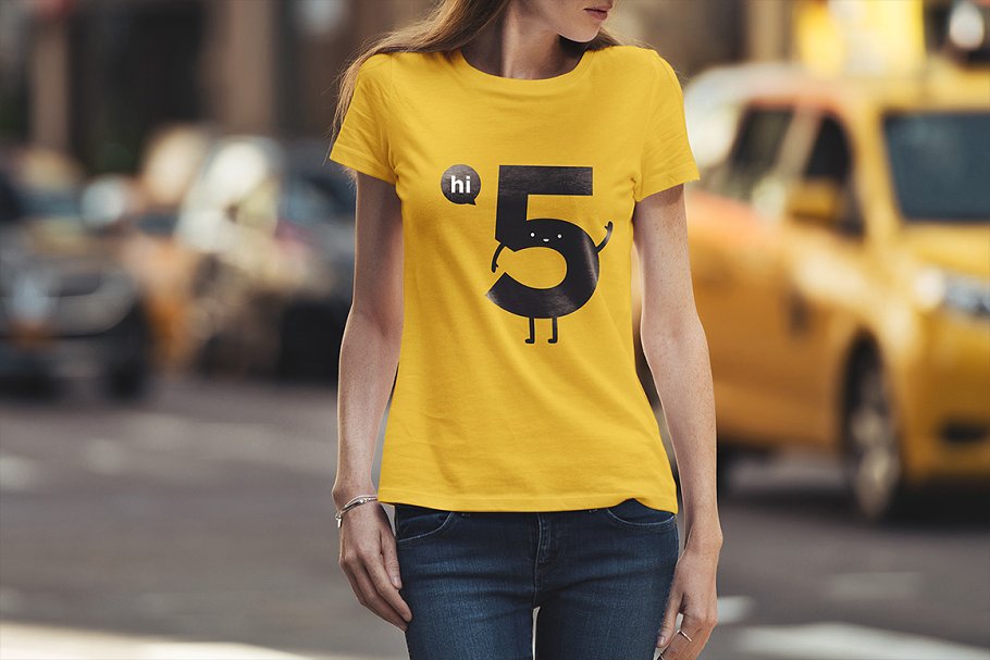 T恤服装设计街景背景样机合集[2.36GB] T-Shirt Mockup / Urban Edition插图(5)