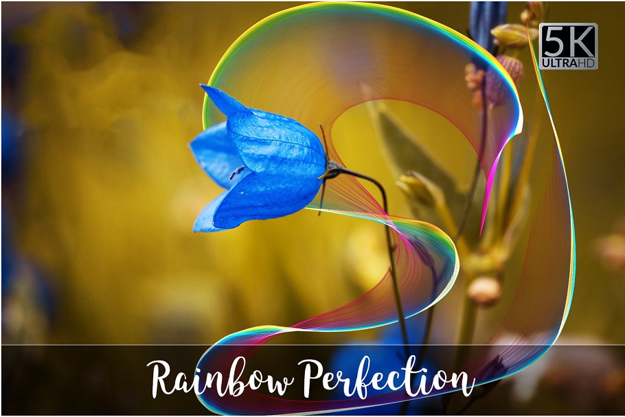 5K高清高分辨率彩虹叠层背景 5K Rainbow Perfection Overlays插图