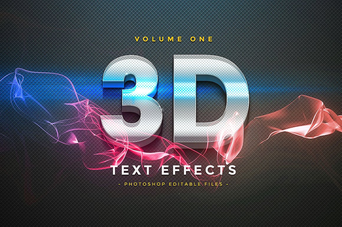 素材库下午茶：150款3D文字效果的PS图层样式 150 3D Text Effects for Photoshop–2.61 GB插图(25)