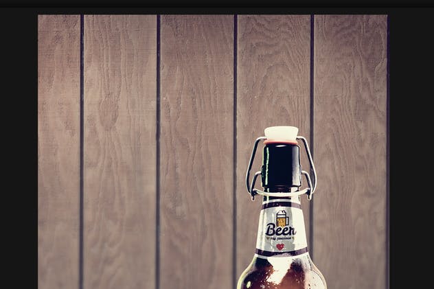 啤酒葡萄酒酒类品牌复古风格样机模板 Craft Beer Package & Branding Mock-up – Vintage插图(9)
