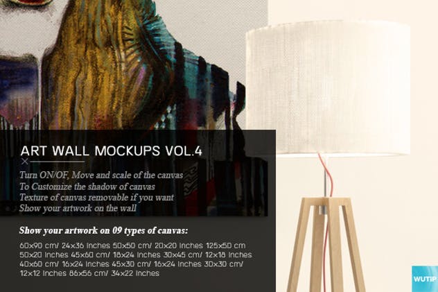 室内橱窗艺术画展样机模板Vol.4 Art Wall Mockups Vol.4插图(3)