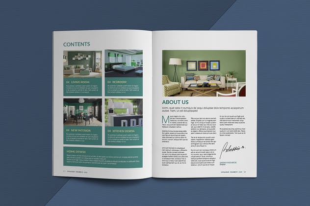 现代室内设计服务手册模板 Interior Catalogue Template插图(3)