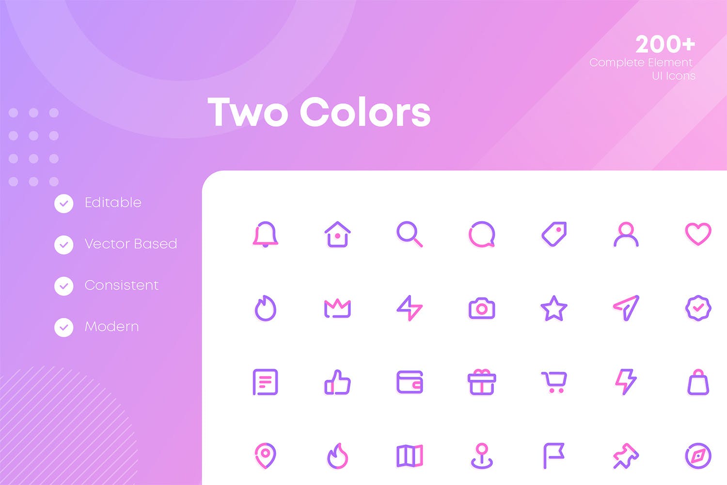 Web网站/APP应用UI设计图标素材包 Complete Web and Mobile UI Icons Pack插图(2)