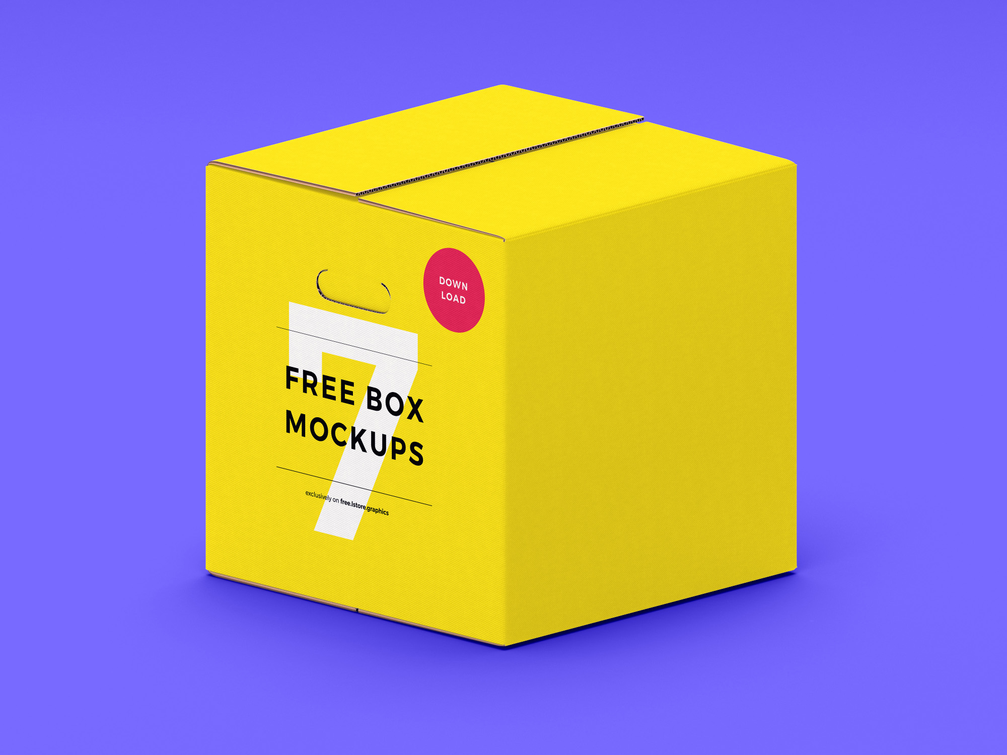 纸箱包装盒包装样机 7 Box Mockups插图(2)