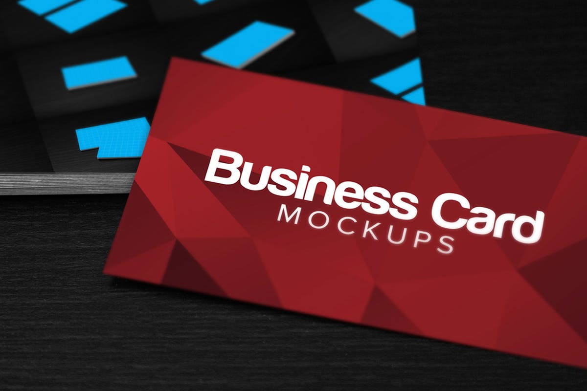 10款商业/企业品牌名片样机 10 Business Card Mockups插图