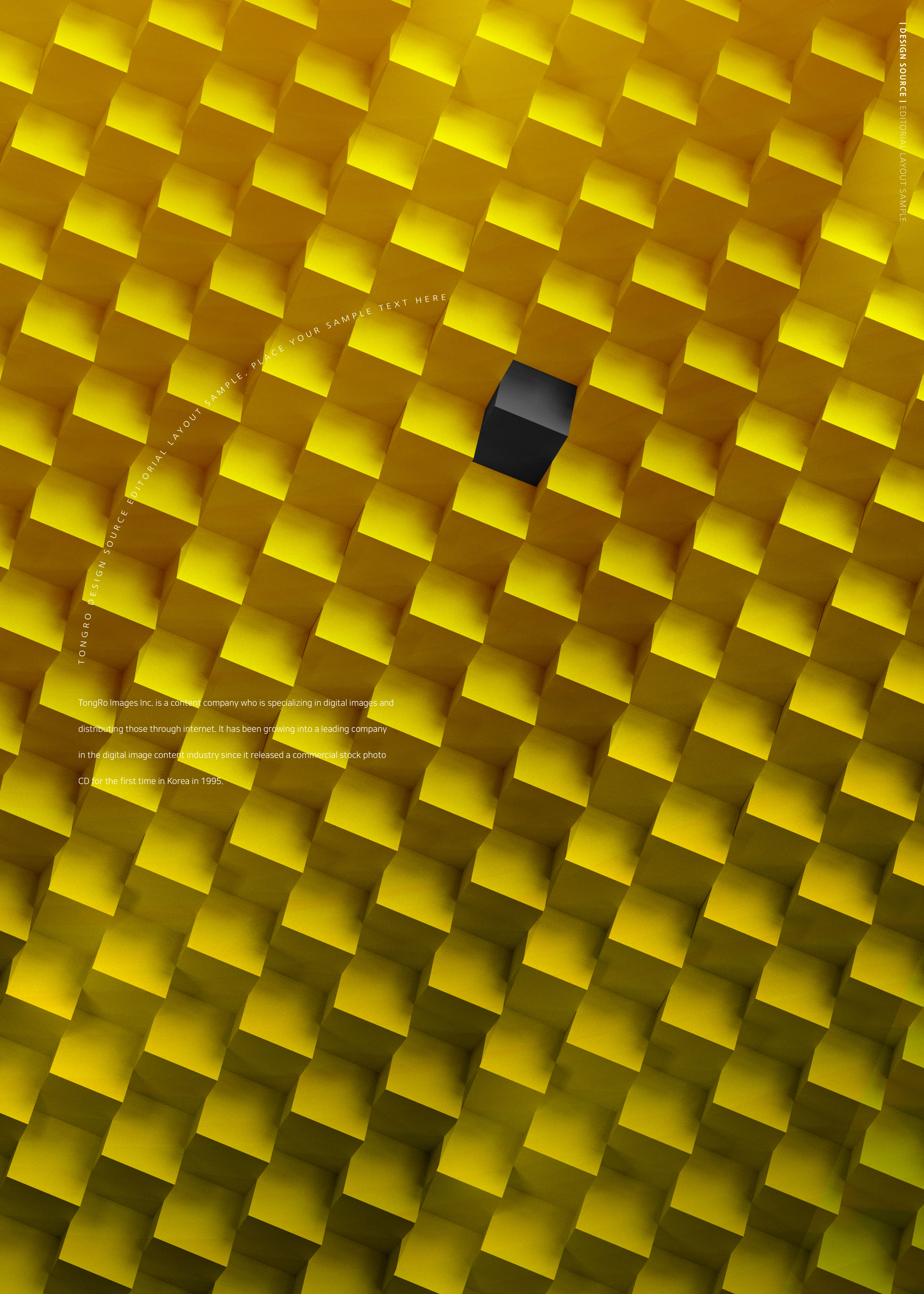 抽象几何梯度黄色背景图片psd素材插图