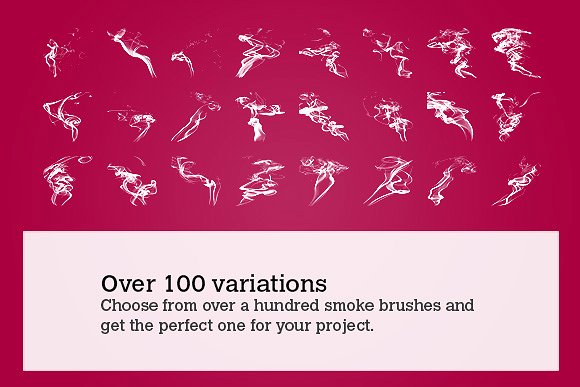 109款抽象烟雾艺术PS笔刷 109 Abstract Smoke Art插图(1)