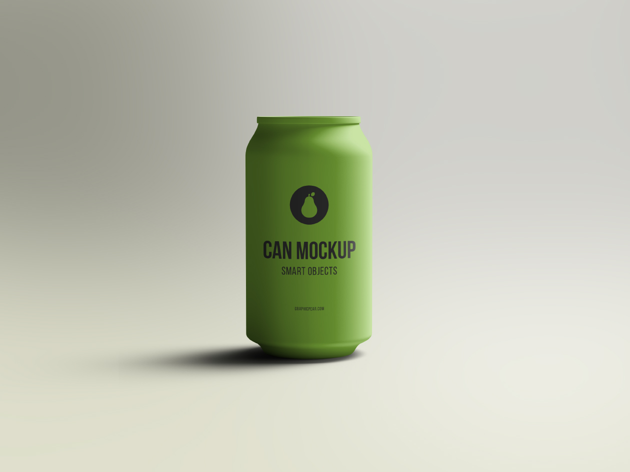 啤酒/饮料易拉罐外观设计PSD样机模板 Psd Can Mockup插图(2)