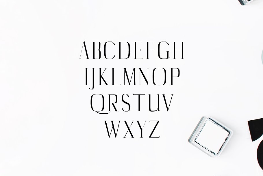 独特现代设计风格英文衬线字体家族 Catheryn Serif 4 Font Family Pack插图(1)