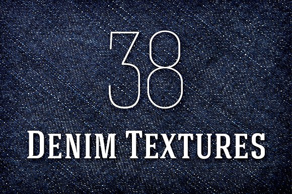 牛仔布料纹理合集v1 Denim Textures Pack 1插图