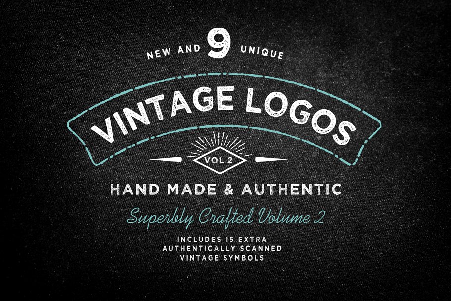 精美的复古Logo模板包 Vintage Logo Template Bundle Vol 2插图