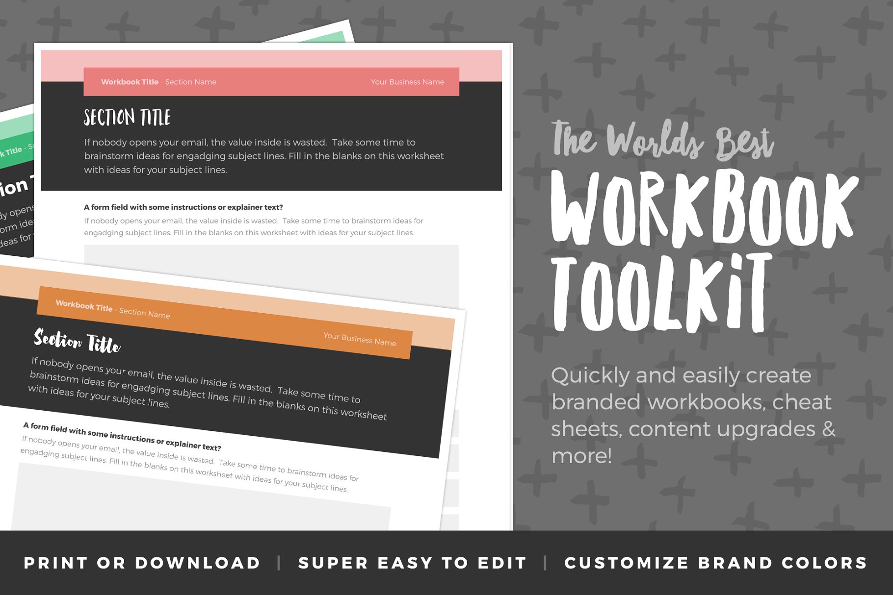 公司产品咨询调查问卷模板 Workbook Toolkit Vol 3插图