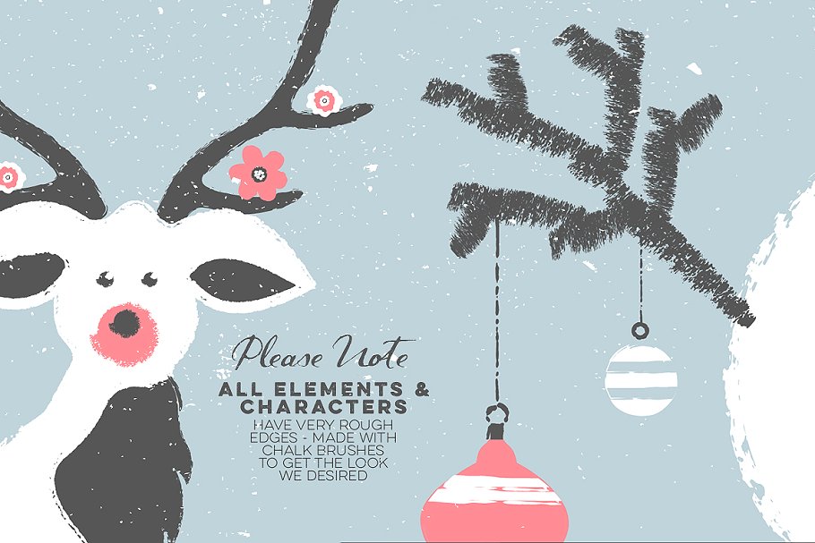 圣诞节设计物料素材包 Christmas Elements Toolkit Vol.2插图(6)