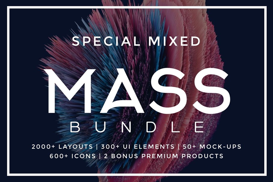 幻灯片/样机/图标大合集[2.32GB] MASS Special Mixed Bundle插图