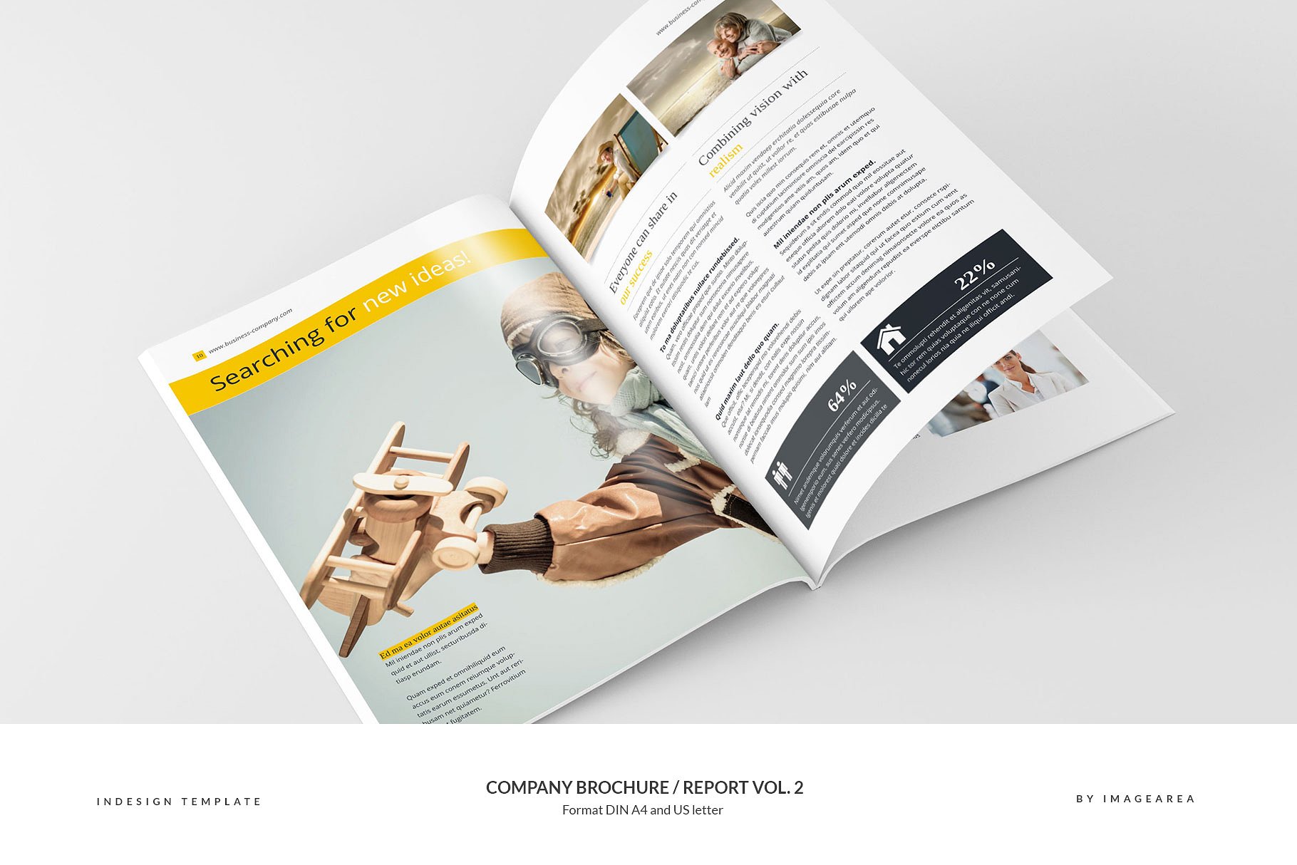 企业品牌宣传画册/企业年报设计模板v2 Company Brochure / Report Vol. 2插图(6)