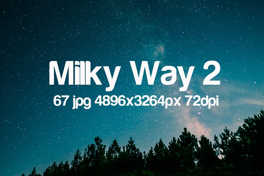 超高清极光星空背景素材 Milky Way photo pack 2插图(6)