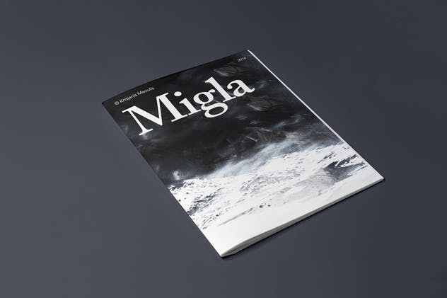高端杂志样机模板 Migla Realistic Magazine Print Mockup插图(5)