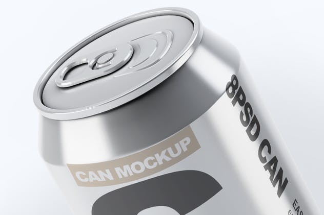 苏打水品牌易拉罐包装外观设计样机 Soda Can Mock-Up插图(3)