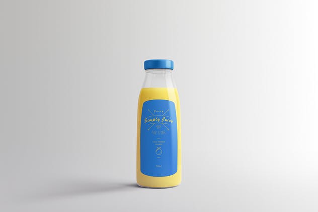 果汁瓶包装设计展示样机 Juice Bottle Packaging Mock-Ups Vol.1插图(10)