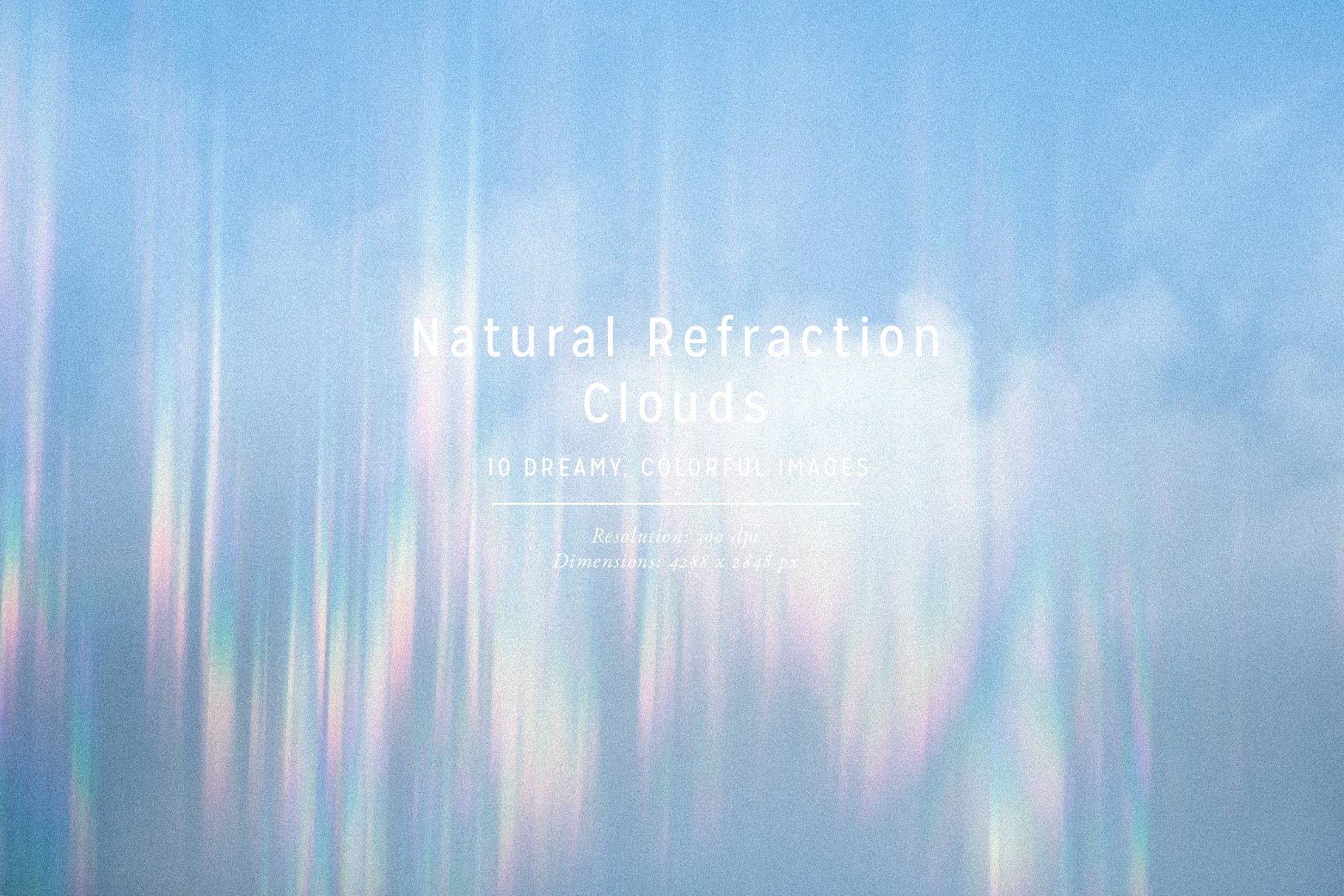 彩虹折射云彩高清照片素材 Natural Refraction: Clouds插图(2)
