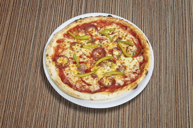 披萨品牌俯视拍照照片样机模板 Pizza_Plate_Above插图(5)