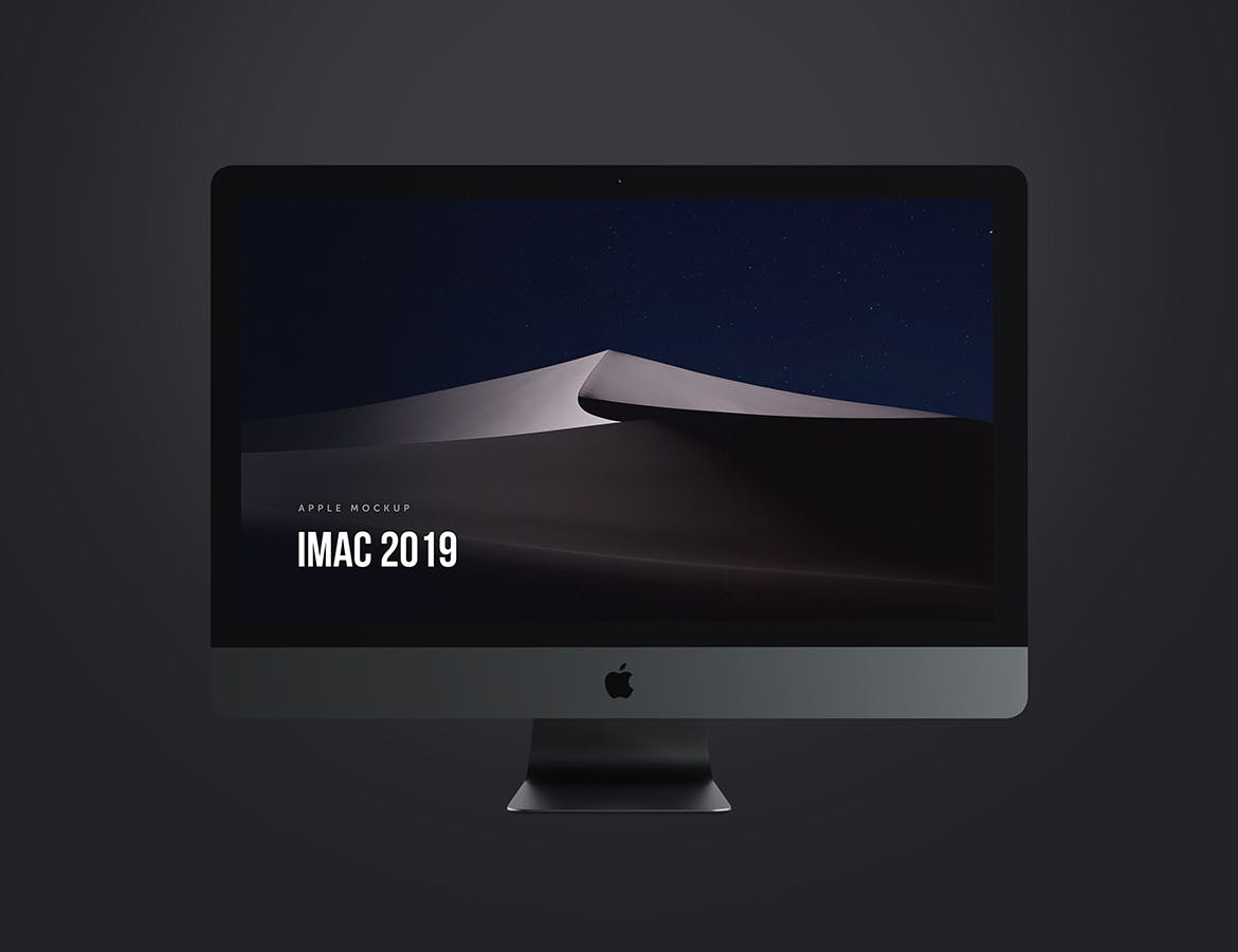 2019款iMac一体机电脑样机模板 iMac 2019 Retina Mockup插图(2)