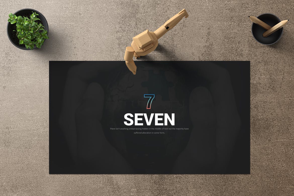 产品推介/电商项目等适用的PPT幻灯片模板 Seven – Powerpoint Template插图(1)