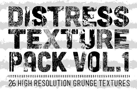 手工制作墨印印刷纹理v1 Distress Texture Pack Vol. 1插图