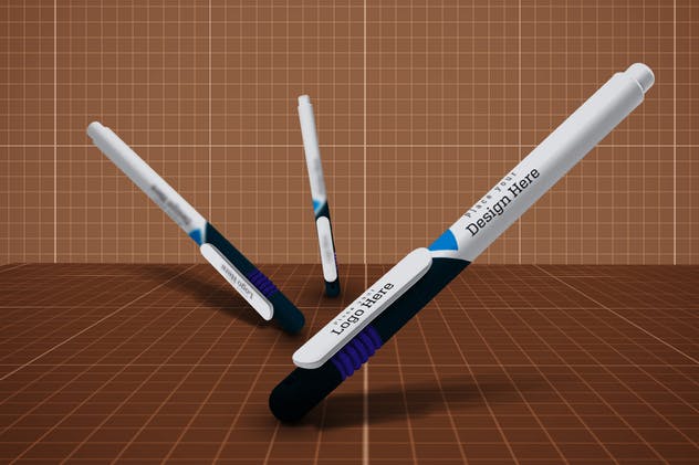 圆珠笔签字笔样机模板v9 Pen Mockup V.9插图(5)