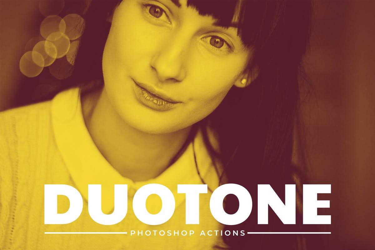 一款后期照片处理双色调专业效果Photoshop动作 Duotone Pro Photoshop Actions插图