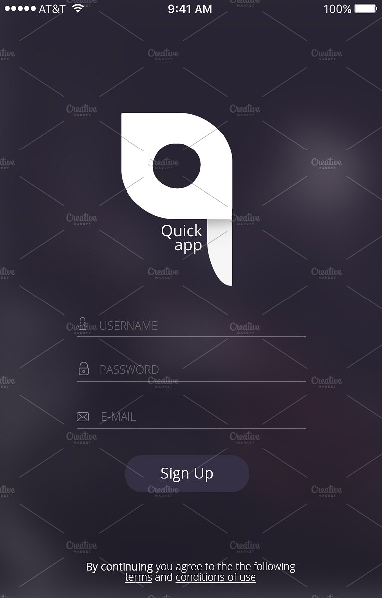 着陆页设计模版 QuickApp – Landing Page PSD Template插图(8)