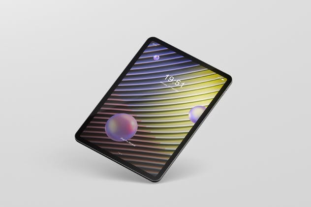 iPad Pro平板电脑屏幕设备样机 Pad Pro Tablet Screen Mockup插图(12)