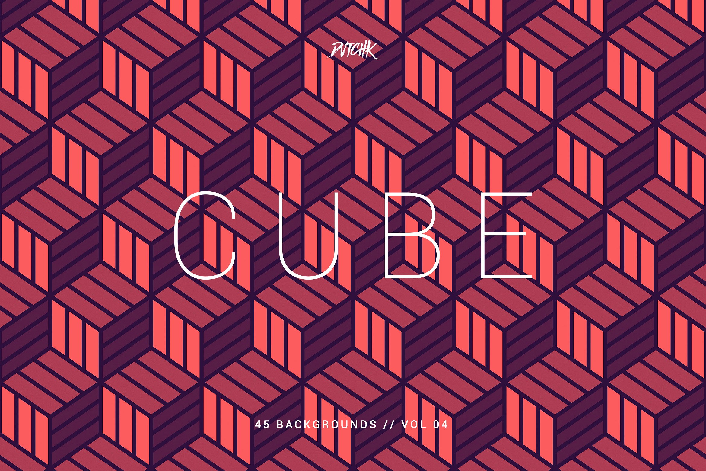 立方体-无缝几何背景（第04卷） Cube | Seamless Geometric | Vol. 04插图