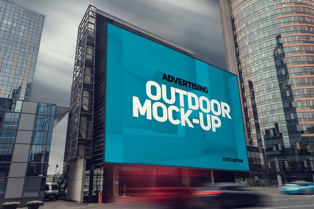 户外巨型广告海报动态样机模板 Animated Outdoor Advertising Mockups插图(6)