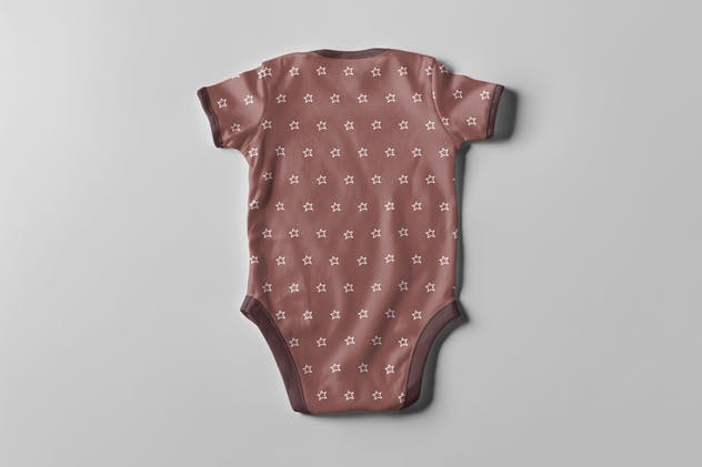 婴儿连体衣服装样机 Baby Bodysuit Mock-up插图(8)