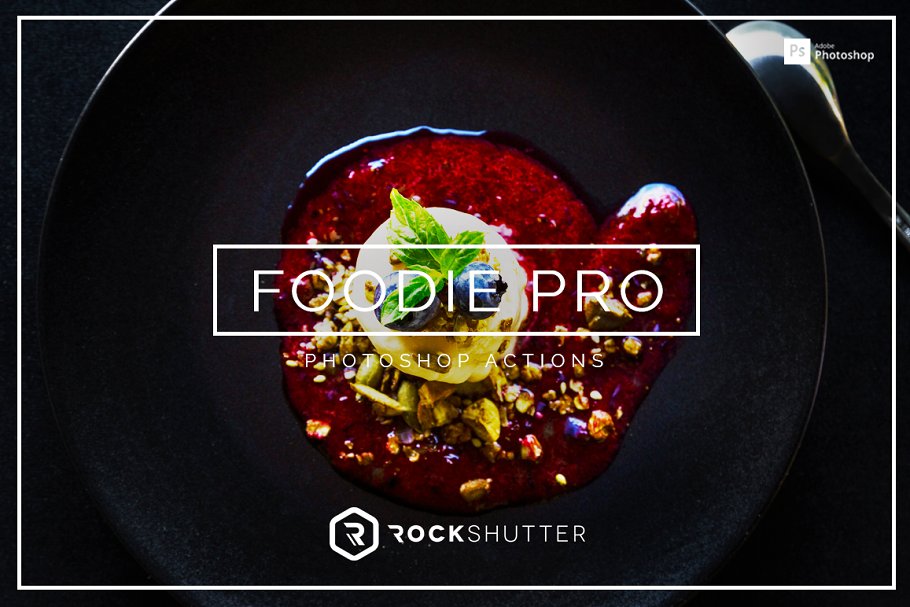 大片级食材摄影特效处理PS动作 Foodie Pro Photoshop Actions插图
