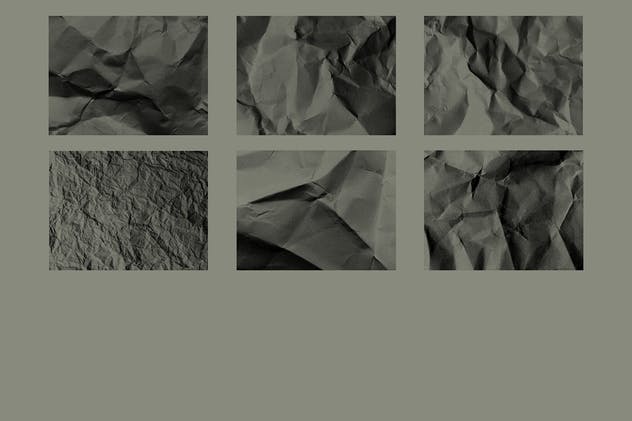 15款皱褶纸张半色调背景纹理 15 Crumpled Paper Halftone Textures插图(3)