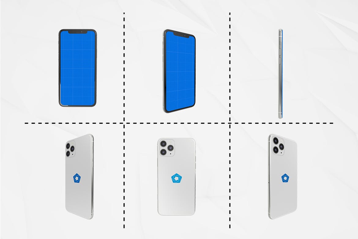 多角度全方位视觉iPhone 11手机样机模板 iPhone 11 Kit插图(2)