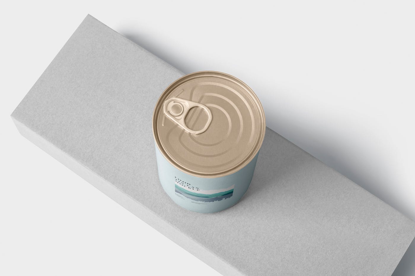 即食罐头包装外观设计样机模板 Food Tin Can Mockup插图(4)
